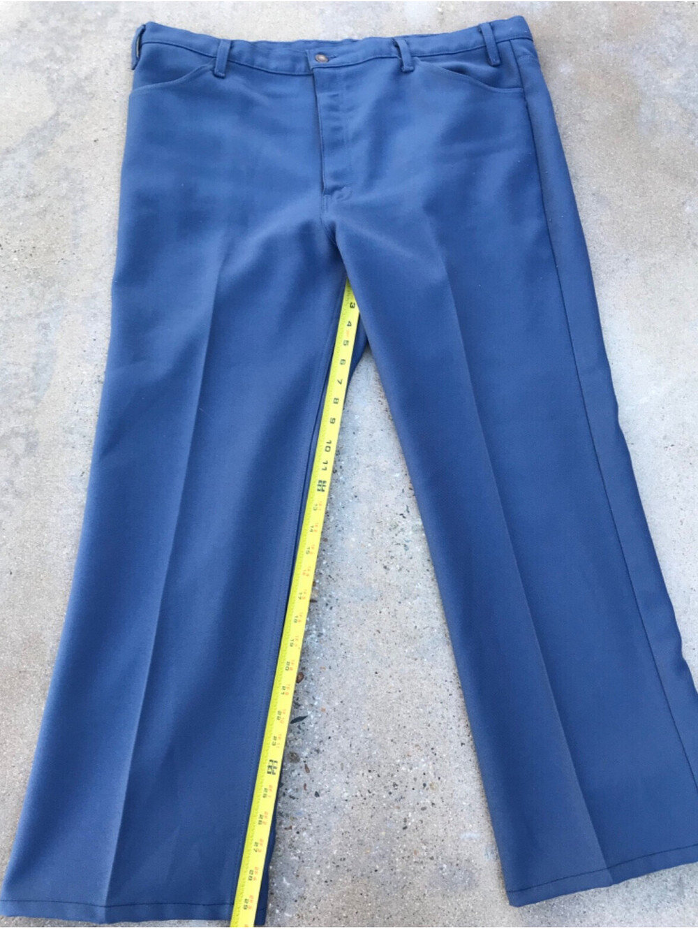 Vintage 60s/70s Big E Black Tab Levi's Sta-Prest Pant… - Gem